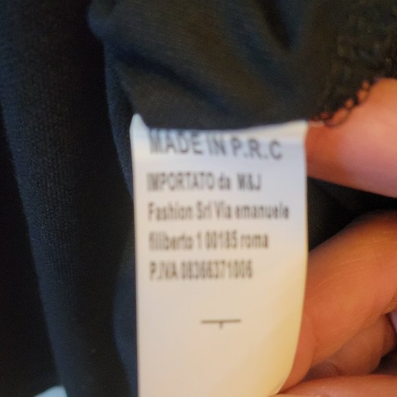 NWT Italia Black Short Sleeved Mens Polo Style Shirt - Picture 8 of 12